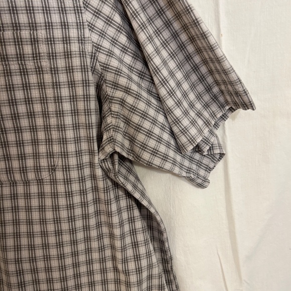 NorthCrest Premium Men's Short Sleeve 100% Cotton Button Down Shirt Size XL - Picture 4 of 6